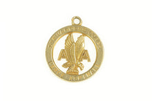 Load image into Gallery viewer, Gold Filled Stewardess Corps American Airlines Retro Charm/Pendant