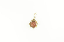 Load image into Gallery viewer, 14K Round Goldstone Sphere Crystal Ball Charm/Pendant Yellow Gold