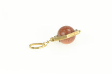 Load image into Gallery viewer, 14K Round Goldstone Sphere Crystal Ball Charm/Pendant Yellow Gold