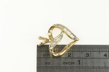 Load image into Gallery viewer, 10K Classic Curvy Heart Love Symbol Statement Pendant Yellow Gold