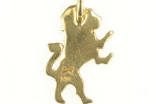 Load image into Gallery viewer, 14K Roaring Lion Strength Courage Symbol Charm/Pendant Yellow Gold