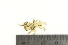 Load image into Gallery viewer, 14K Roaring Lion Strength Courage Symbol Charm/Pendant Yellow Gold