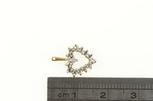 Load image into Gallery viewer, 14K Reversible Ruby Heart Love Symbol Classic Pendant Yellow Gold