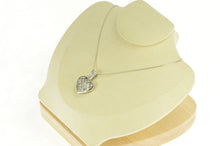 Load image into Gallery viewer, 14K 3.50 Ctw Princess VS Diamond Heart Love Pendant White Gold