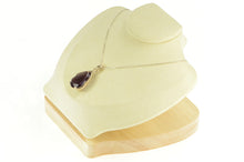 Load image into Gallery viewer, 14K Pear Amethyst 1950&#39;s Classic Statement Pendant Yellow Gold