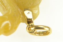 Load image into Gallery viewer, 18K Victorian Elaborate Carved Snake Serpent Pendant Yellow Gold