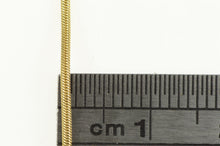 Load image into Gallery viewer, 10K 1.0mm Snake Link Classic Round Chain Necklace 20&quot; Yellow Gold