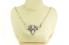 Load image into Gallery viewer, Sterling Silver Henry Yazzie Mother of Pearl Native American Necklace 19.75&quot;
