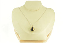 Load image into Gallery viewer, 14K Black Enamel Russian Helmet Soldier Egg Charm/Pendant Yellow Gold
