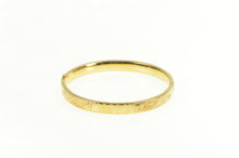 Load image into Gallery viewer, Gold Filled Retro Diamond Cut Retro Statement Bangle Bracelet 7&quot;