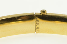 Load image into Gallery viewer, Gold Filled Retro Diamond Cut Retro Statement Bangle Bracelet 7&quot;