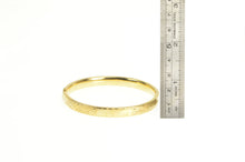 Load image into Gallery viewer, Gold Filled Retro Diamond Cut Retro Statement Bangle Bracelet 7&quot;