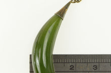 Load image into Gallery viewer, Gold Filled Retro Graduated Carved Nephrite Statement Bracelet 7&quot;