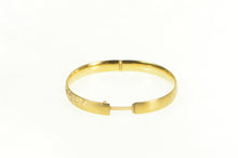 Load image into Gallery viewer, Gold Filled Elaborate Floral Engraved Retro Bangle Bracelet 7.25&quot;