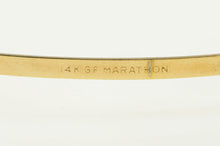 Load image into Gallery viewer, Gold Filled Elaborate Floral Engraved Retro Bangle Bracelet 7.25&quot;