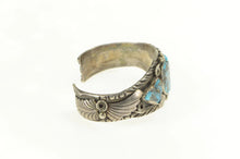 Load image into Gallery viewer, Sterling Silver Gilbert Adeky Turquoise Navajo Native American Bracelet 6.5&quot;