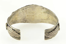 Load image into Gallery viewer, Sterling Silver Gilbert Adeky Turquoise Navajo Native American Bracelet 6.5&quot;