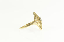 Load image into Gallery viewer, 14K Art Deco Diamond Ornate Filigree Promise Ring Yellow Gold