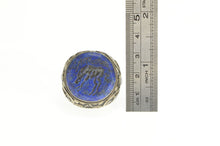 Load image into Gallery viewer, Sterling Silver Lapis Lazuli Carved Horse Massive Statement Ring