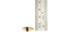Load image into Gallery viewer, 14K Kabana Black Onyx Inlay Graduated Child&#39;s Ring Yellow Gold