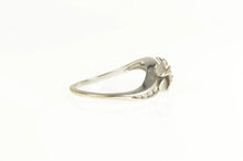 Load image into Gallery viewer, 14K 0.25 Ctw Diamond Plumeria Flower Promise Ring White Gold