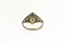 Load image into Gallery viewer, Gold Filled Oval Nephrite Ornate Patterned Statement Ring