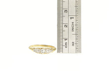Load image into Gallery viewer, 14K Two Tone 1940&#39;s Ornate Wedding Band Ring Yellow Gold