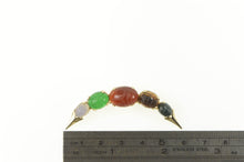 Load image into Gallery viewer, Gold Filled Carved Egyptian Scarab Beetle Crescent Moon Pin/Brooch