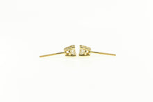 Load image into Gallery viewer, 14K 0.50 Ctw Round Diamond Solitaire Stud Earrings Yellow Gold