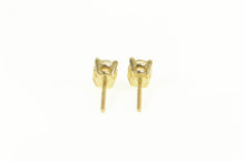 Load image into Gallery viewer, 14K 0.50 Ctw Round Diamond Solitaire Stud Earrings Yellow Gold