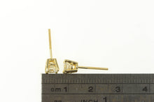 Load image into Gallery viewer, 14K 0.50 Ctw Round Diamond Solitaire Stud Earrings Yellow Gold