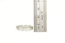 Load image into Gallery viewer, 14K 2.46 Ctw Three Diamond Classic Engagement Ring White Gold