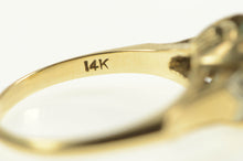 Load image into Gallery viewer, 14K 1940&#39;s 3.04 Ctw Blue Topaz Diamond Accent Ring Yellow Gold