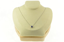 Load image into Gallery viewer, Platinum Tiffany &amp; Co. 1.20 Ctw Tanzanite Diamond Chain Necklace 16&quot;