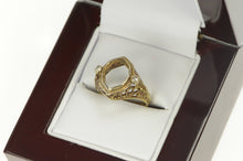 Load image into Gallery viewer, 14K Art Deco Filigree Diamond Accent Setting Ring Yellow Gold