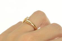 Load image into Gallery viewer, 18K Diamond Two Stone Open Bypass Statement Ring Yellow Gold