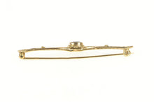 Load image into Gallery viewer, 14K Victorian Amethyst Ornate Filigree Bar Pin/Brooch Yellow Gold