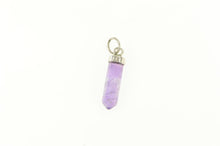 Load image into Gallery viewer, Sterling Silver Amethyst Point Crystal Cute Charm/Pendant