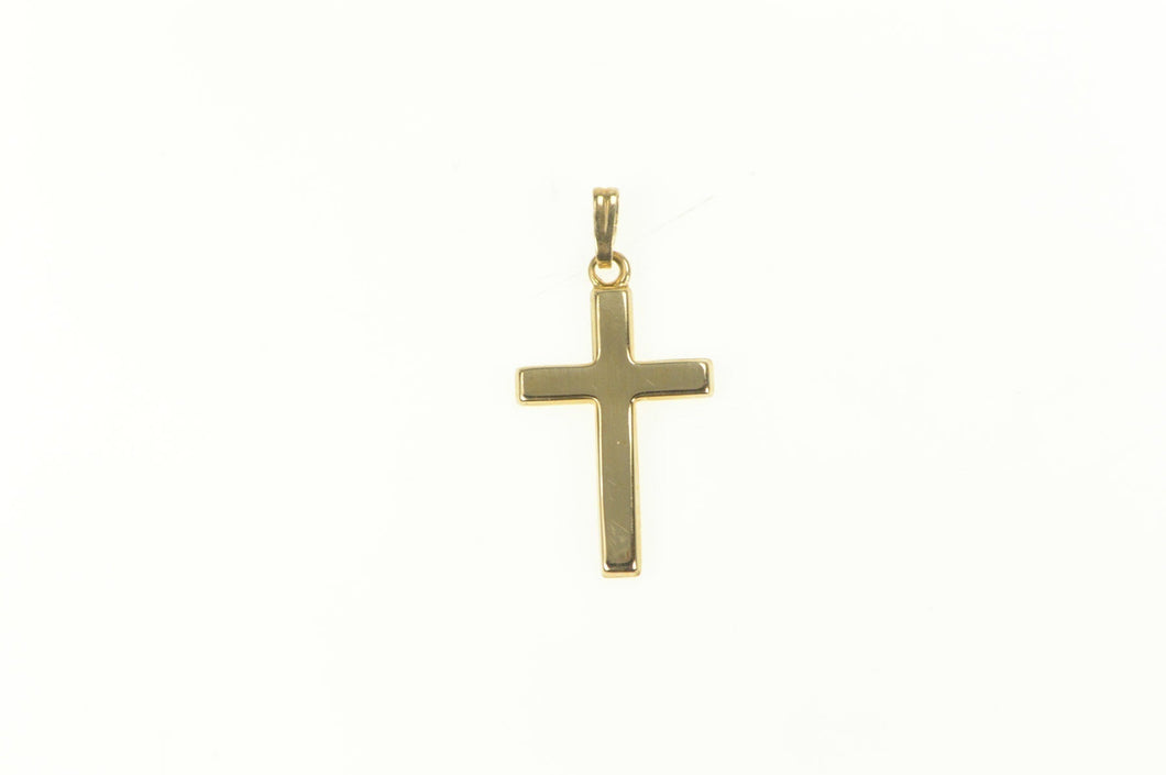 10K Cross Christian Faith Symbol Pendant Yellow Gold