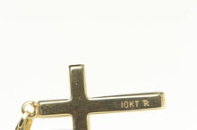 Load image into Gallery viewer, 10K Cross Christian Faith Symbol Pendant Yellow Gold