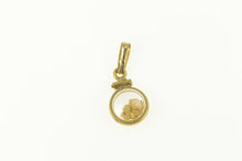 Load image into Gallery viewer, Gold Filled Retro Raw Gold Textured 22K Nugget Capsule Charm/Pendant