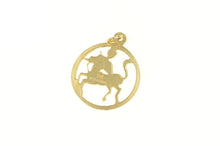 Load image into Gallery viewer, 14K Sagittarius Zodiac Astrology Star Sign Symbol Charm/Pendant Yellow Gold