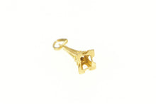 Load image into Gallery viewer, 14K 3D Eiffel Tower Paris France Souvenir Charm/Pendant Yellow Gold