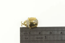 Load image into Gallery viewer, 10K Diamond Inset Lady Bug Good Luck Symbol Charm/Pendant Yellow Gold