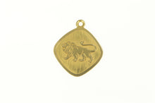 Load image into Gallery viewer, 14K Leo Lion Astrology Zodiac Sign Symbol Charm/Pendant Yellow Gold