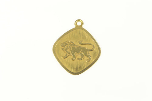 14K Leo Lion Astrology Zodiac Sign Symbol Charm/Pendant Yellow Gold