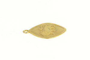 14K Leo Lion Astrology Zodiac Sign Symbol Charm/Pendant Yellow Gold