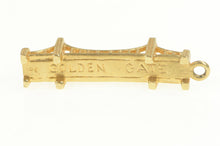 Load image into Gallery viewer, 14K 3D Golden Gate Bridge San Francisco Charm/Pendant Yellow Gold