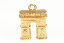 Load image into Gallery viewer, 14K 3D Arc De Triomphe Paris France Landmark Charm/Pendant Yellow Gold