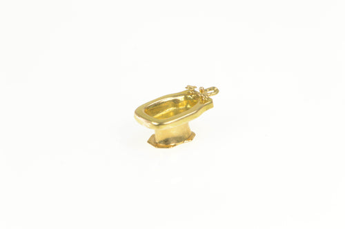 Gold Filled 3D Bidet Bathroom Novelty Charm/Pendant